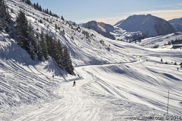 Grande Montagne, piste verte