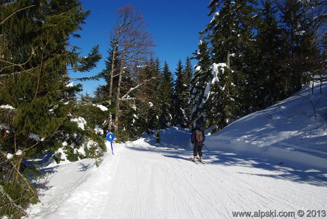 La Forêt blue slope