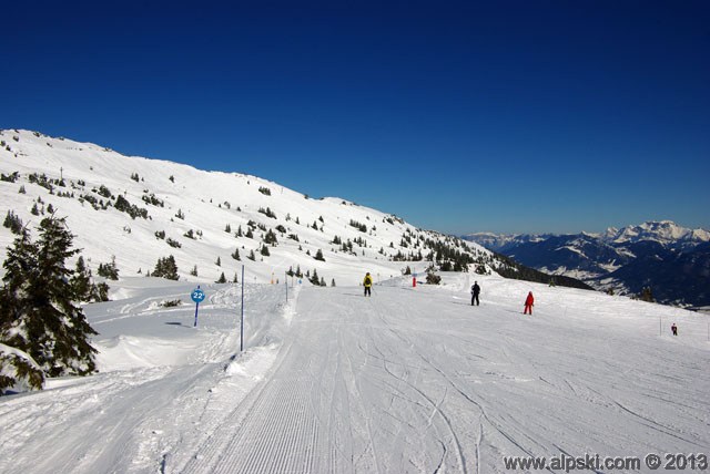 Les Gélinottes, piste bleue