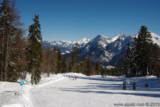 Le Grand Glacier blue slope