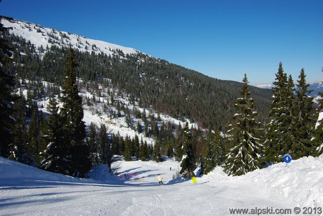 Le Mur du Goupil, piste bleue