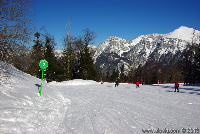 L’Ecureuil green slope