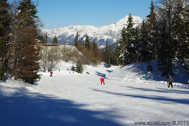 La Martre green slope