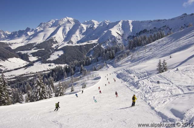 Mouillettes, piste bleue