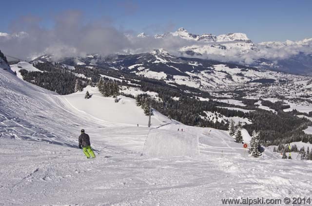 Chamois, piste rouge