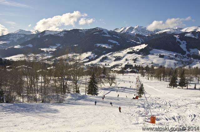 Mandarines green slope, Megève