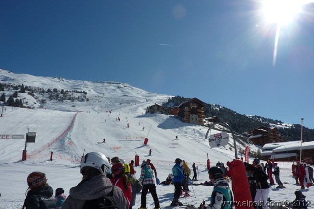 Arolles, piste bleue