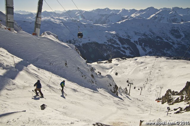 Couloir Tournier black run