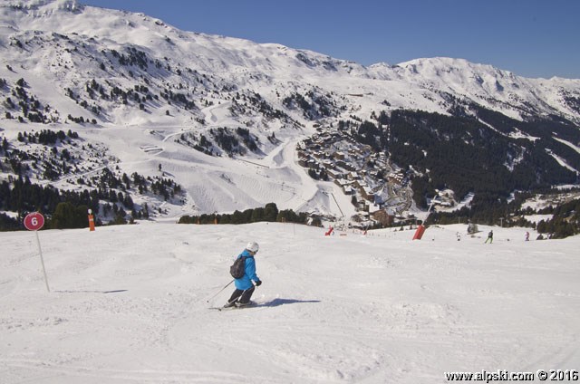 Aigles, piste rouge