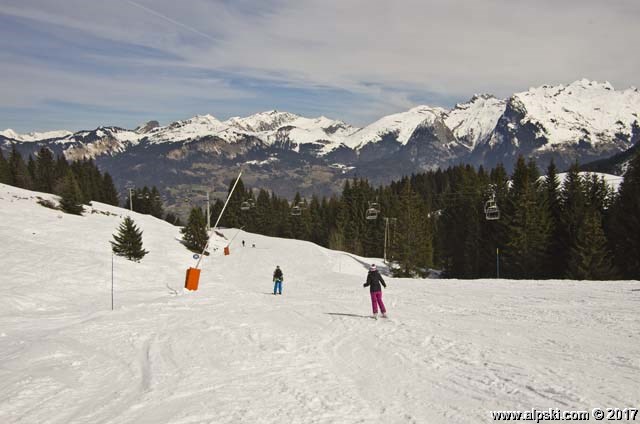 Sairon, piste bleue