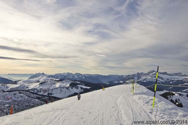 Arête blue slope