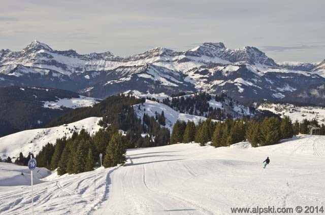 Vorès, piste bleue