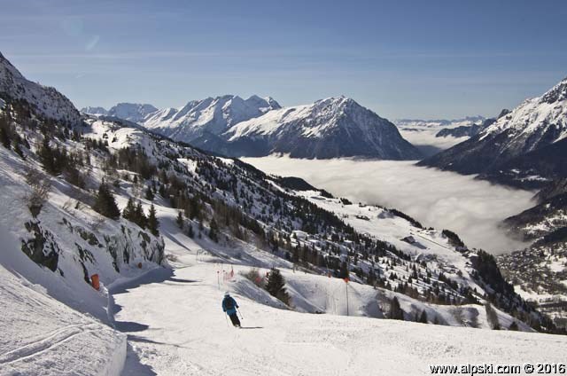 Edelweiss blue run, Oz-Vaujany