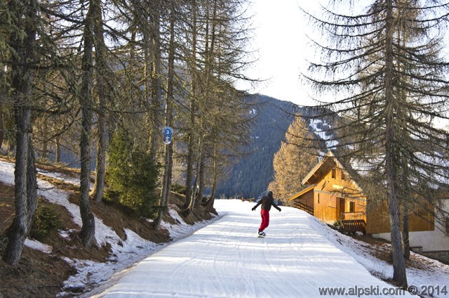 Liaison grizzly, piste bleue