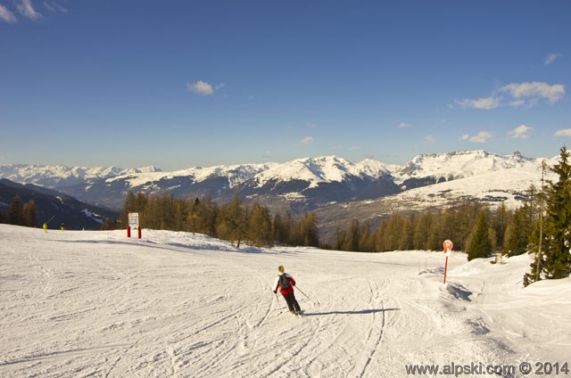 Myrtilles, piste rouge