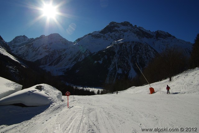 Combe de Bieux, piste rouge