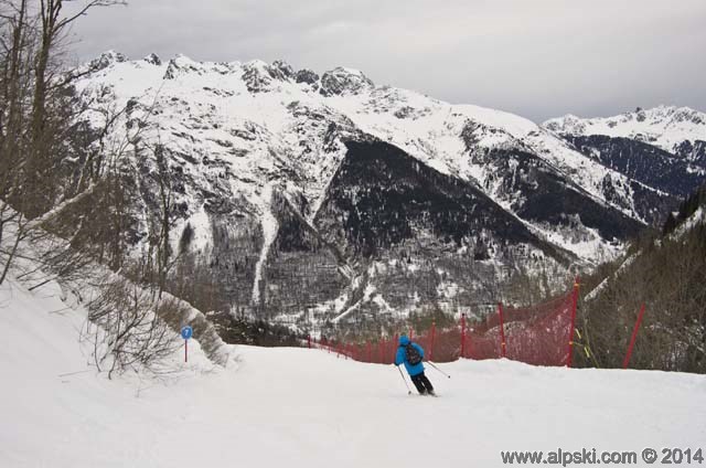 Bouyans, piste bleue