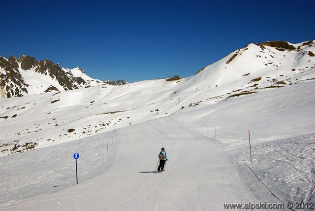 Le Lac Blanc, piste bleue