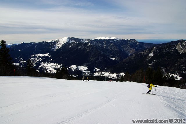 Goulet, piste rouge