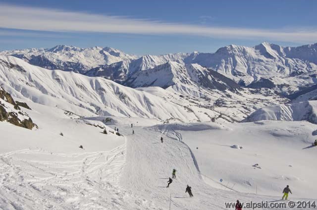 Blanchon, piste bleue