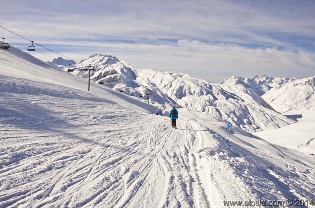 Longe Combe, piste bleue