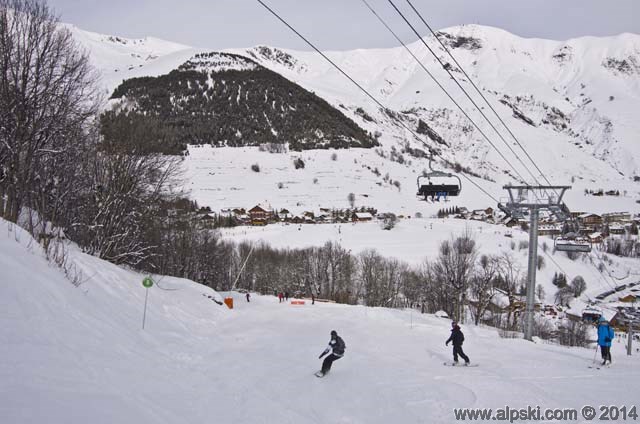 Vachers, piste verte