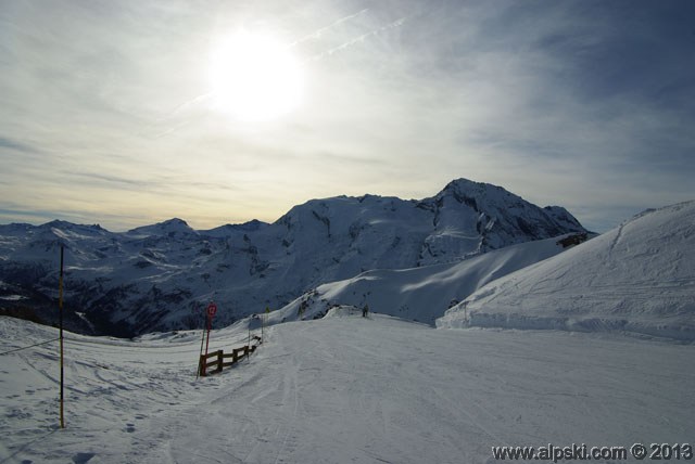 Aiguille red run, Sainte Foy Tarentaise