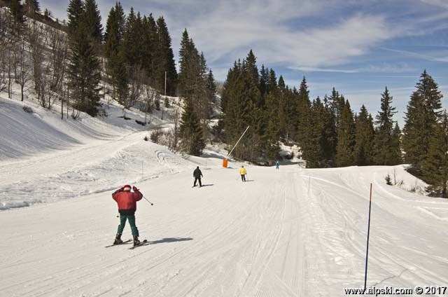 Verosse blue slope, Samoëns