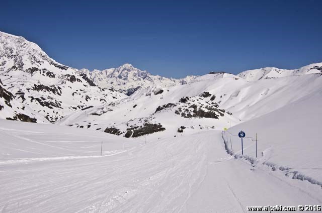 Génépy, piste bleue