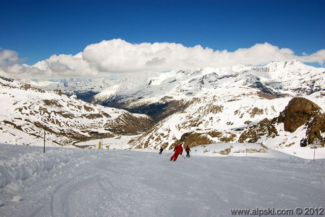 Descente, piste noire