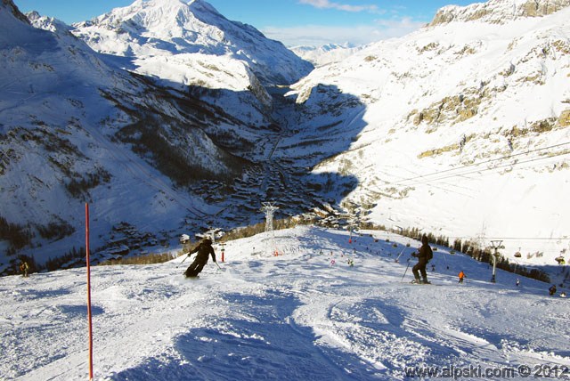 Plan, piste rouge