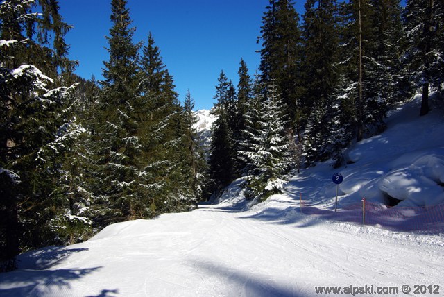 Le Jeu, piste bleue