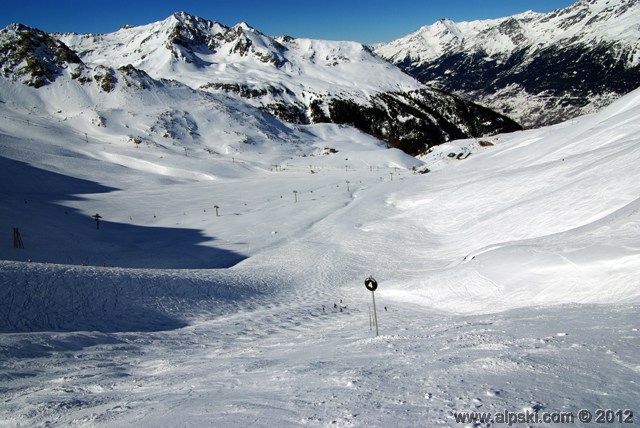 Punta Bagna, piste noire