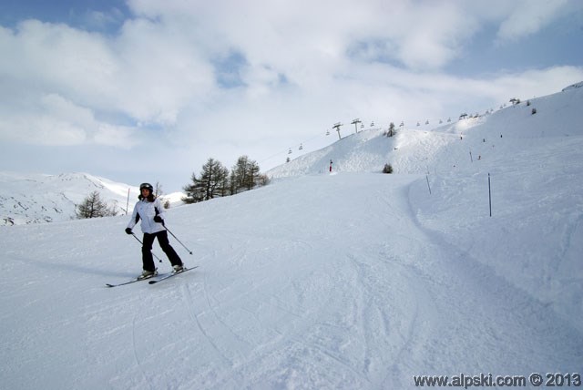 Setaz, piste bleue