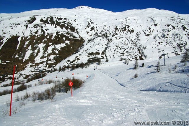 Blaireau, piste rouge