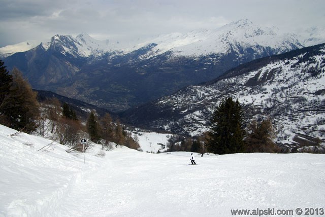 Grandes Drozes black run