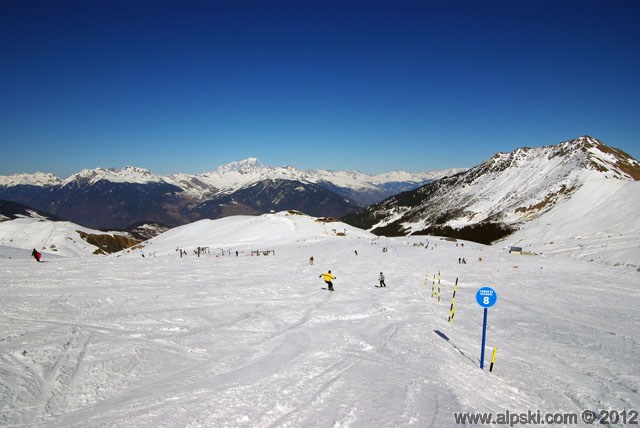 Combe de Beaudin blue run