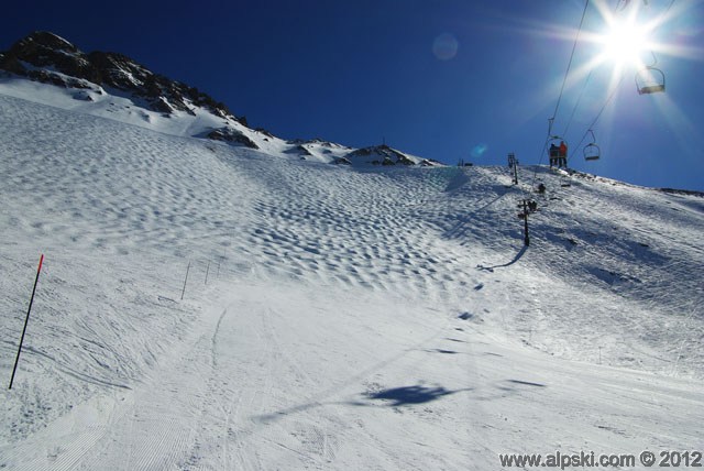 La noire du Mottet, piste noire