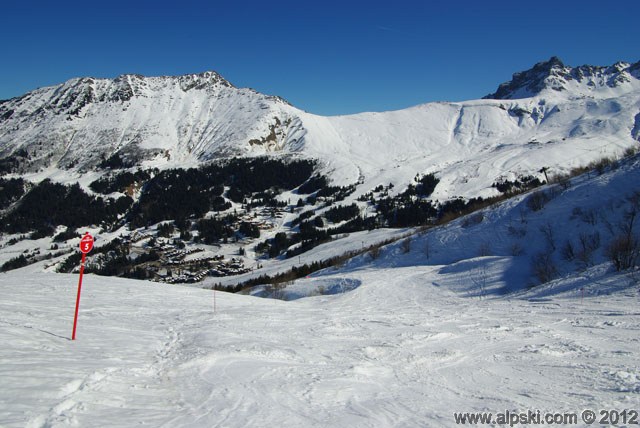 Les Lanchettes, piste rouge